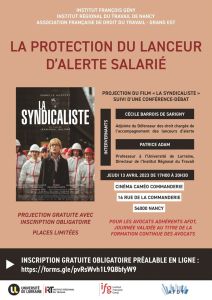 Ciné et conférence avec l'Institut François Gény